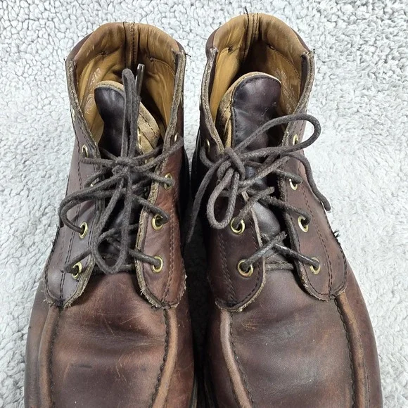 Filson Uplander Chukka Boots Brown Leather Men's 9 EE‎ Moc Toe 904 - Picture 16 of 16